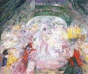 James Ensor Theater of Masks oil on canvas